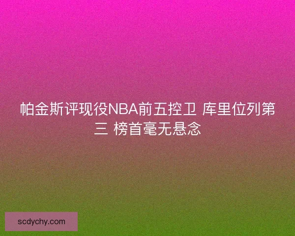 帕金斯评现役NBA前五控卫 库里位列第三 榜首毫无悬念